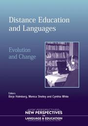 Cover of: Distance Education And Languages | 