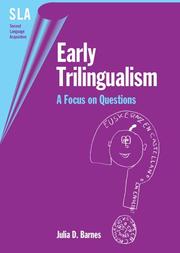 Cover of: Early trilingualism by Julia D. Barnes