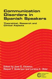 Cover of: Communication Disorders in Spanish Speakers | 