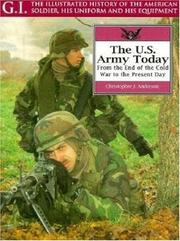 The U.S. Army today cover