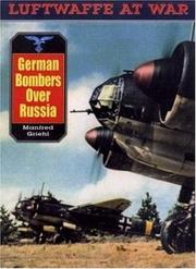 Cover of: Luftwaffe 15: German Bombers (Luftwaffe at War Series, 15)