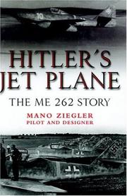 Cover of: Hitler's Jet Plane by Mano Ziegler, Mano Ziegler