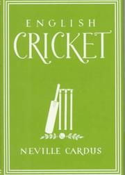 Cover of: English Cricket | Neville Cardus