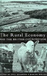 Cover of: Rural Econ & the British by Paul Allanson