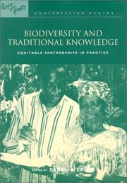 Cover of: Biodiversity and Traditional Knowledge | Sarah A. Laird
