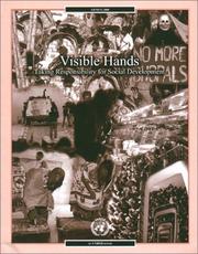 Cover of: Visible hands by [Peter Stalker and Cynthia Hewitt de Alcántara, principal editors ; Jenifer Freedman, editor].