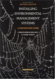 Cover of: Installing Environmental Management Systems: A Step by Step Guide