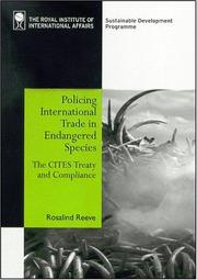 Cover of: Policing International Trade in Endangered Species by Rosalind Reeve, Rosalind Reeve