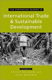 Cover of: The Earthscan Reader on International Trade and Sustainable Development (Earthscan Readers Series)