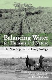 Cover of: Balancing Water for Humans and Nature: The New Approach in Ecohydrology