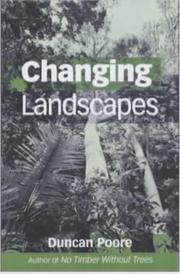Cover of: Changing Landscapes by Duncan Poore