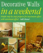 Cover of: Decorative Walls in a Weekend (In a Weekend)