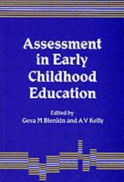 Cover of: Assessment in early childhood education by edited by Geva M. Blenkin and A.V. Kelly.