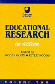 Cover of: Educational research in action by edited by Roger Gomm and Peter Woods.