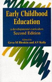 Cover of: Early Childhood Education: A Developmental Curriculum