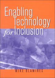Cover of: Enabling technology for inclusion by edited by Mike Blamires.
