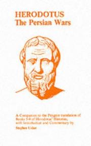 Cover of: Herodotus: Persian Wars: A Companion to the Penguin Translation of "Books V-IX (Classical Studies Series) (Classical Studies Series)