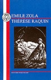 Cover of: Thérèse Raquin by Émile Zola