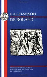 Cover of: Chanson de Roland (French Texts (Focus)) | T.D. Hemming