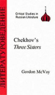 Cover of: Chekhov's Three Sisters (Critical Studies in Russian Literature =)