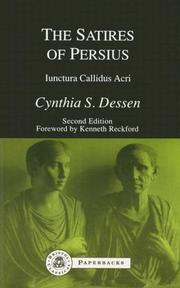 Cover of: Satires of Persius by Cynthia S. Dessen