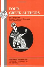 Cover of: Four Greek Authors: Extracts from Homer, Antiphon, Euripides, and Thucydides