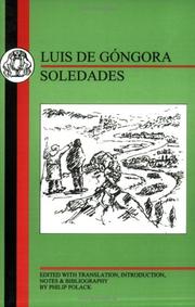 Cover of: Gongora: Soledades (Spanish Texts Series) (Spanish Texts Series)