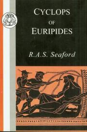 Cover of: Cyclops of Euripides (BCP Classic Commentaries on Greek & Latin Texts) | R.A.S. Seaford