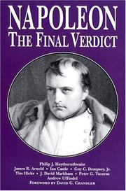 Cover of: Napoleon: The Final Verdict