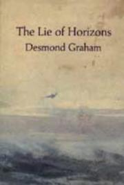 Cover of: The lie of horizons by Desmond Graham