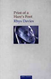 Print of a hare's foot by Rhys Davies