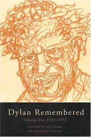 Cover of: Dylan Remembered by David N. Thomas