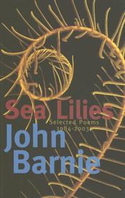 Cover of: Sea Lilies: Selected Poems 1984-2005