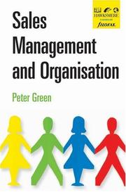 Cover of: Sales Management and Organization