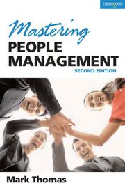 Cover of: Mastering People Management