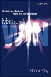 Cover of: Manage to Win by Norton Paley
