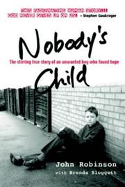 Cover of: Nobody's Child by John Robinson, John Robinson