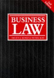 Cover of: Business Law by Helen J. Bond, Peter Kay