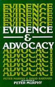 Cover of: Evidence & advocacy