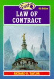Cover of: Law of Contract (Swot)