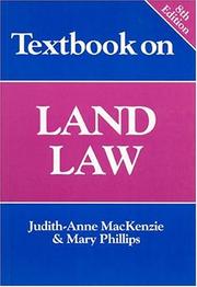 Textbook on Land Law by Judith-Anne MacKenzie, Mary Phillips