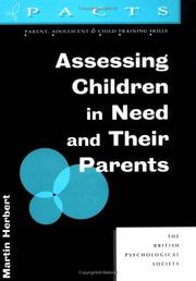 Cover of: Assessing Children in Need and Their Parents (PACTS)