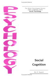 Cover of: Social Cognition (Psychology) | Ben R. Slugoski