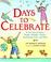 Cover of: Days to Celebrate