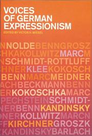 Cover of: Voices of German expressionism by edited by Victor H. Miesel.