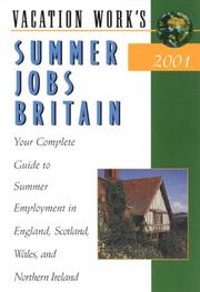 Cover of: Peterson's Summer Jobs Britain 2001 (Summer Jobs Britain)