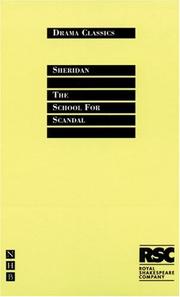 Cover of: School for Scandal by Richard Brinsley Sheridan