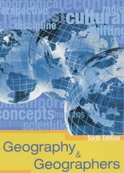 Cover of: Geography & geographers by R. J. Johnston
