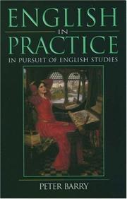 Cover of: English in practice by Peter Barry