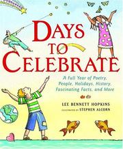 Days to Celebrate by Lee B. Hopkins